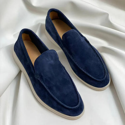 Élégant Mocassin En Suède