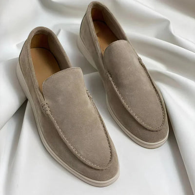 Élégant Mocassin En Suède