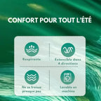 Combishort à imprimé floral