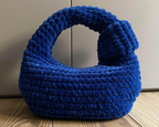 Sac à Main Douillet en Velours Crocheté
