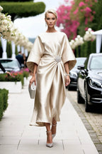 Robe Élise – Crêpe de Satin