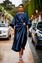 Robe Élise – Crêpe de Satin